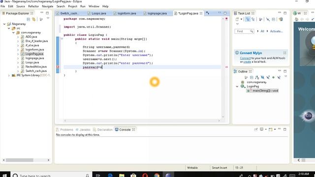 Login page using java смотреть онлайн