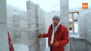 Возводим перегородки зимой для дома Сумароково в Солнечногорске
