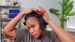 Quick And Easy 15 min HAIRSTYLE on 4b/4c Hair | I Got Alot of Compliments on this style