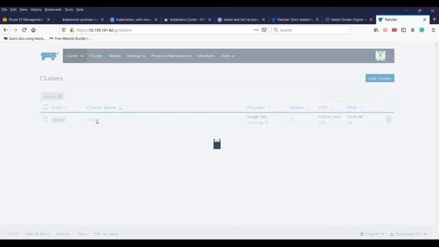 Kubernetes GCP GKE cluster creation by using Rancher смотреть онлайн