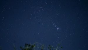 昇るオリオン大星雲M42