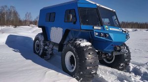 САМОДЕЛЬНЫЙ снегоболотоход УМКА на шинах  Forester 1370х600мм/ ЭКСТЕРЬЕР, статика