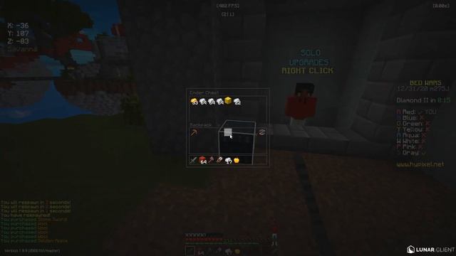 Ryzen 5 3600 + GTX 1660 SUPER Minecraft Bedwars FPS test смотреть онлайн