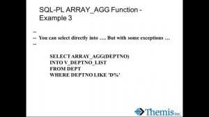 Db2 SQL PL Array Parameters and Variables