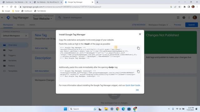 How to Add Google Tag Manager to WordPress Website