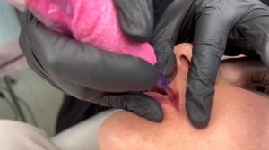 Татуаж губ - подробный МАСТЕР-КЛАСС «Бархатный эффект» в перманентном макияже губ. Помадный прокрас