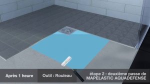 Mapelastic AquaDefense 7 kg : membrane d'étanchéité sous carrelage prête à l'emploi