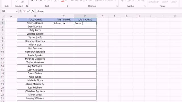 Paano Paghiwalayin ang First at Last Name sa Excel | Split First and Last Name in Excel смотреть онлайн