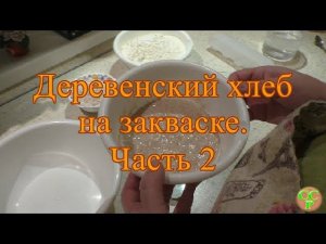 Деревенский хлеб на закваске. Часть 2. Брожение