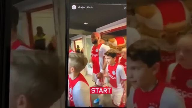 Ajax - RKC Waalwijk met Jesse