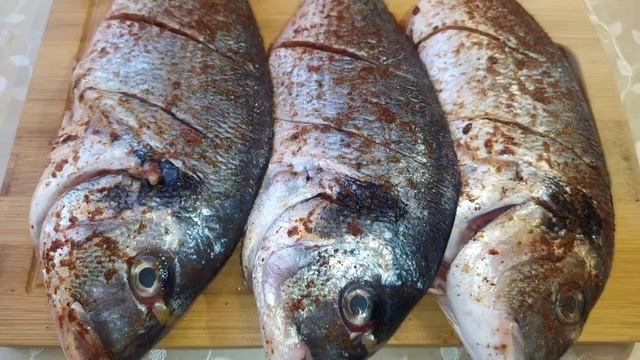 Как приготовить вкуснейшую ДОРАДО! Дорадо жареная на сковороде Զատիկի սեղանի ձուկ #ձևավորում #пасха