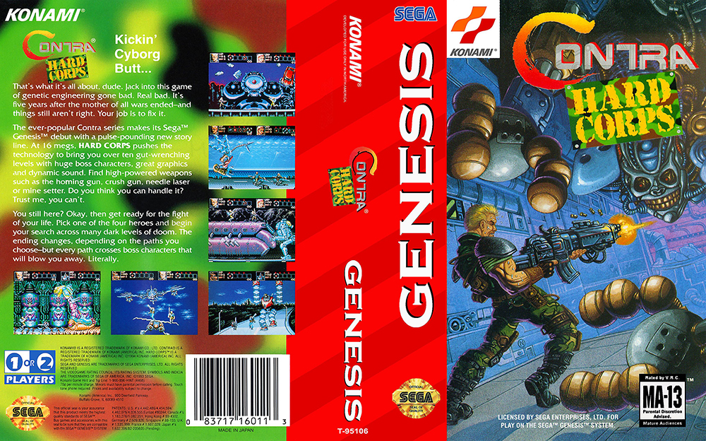 Contra Hard Corps прохождение SEGA