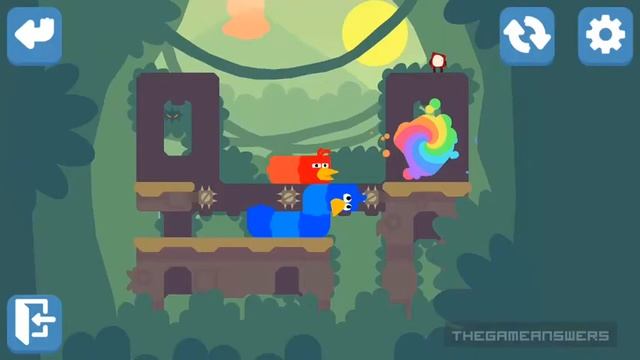 Snakebird Primer Level 56 Walkthrough смотреть онлайн