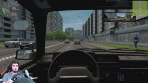 ПЕРВЫЙ РАЗ ЗА РУЛЕМ - ТОЛЬКО ПОЛУЧИЛ ПРАВА - CITY CAR DRIVING + РУЛЬ