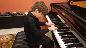 Черни этюд 25, оп.299 Миша Андреев. Carl Czerny etude 25 op.399 Misha Andreev, 9