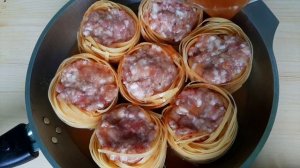 ГНЕЗДА ФАРШИРОВАННЫЕ. УЖИН ДЛЯ ЛЕНИВЫХ