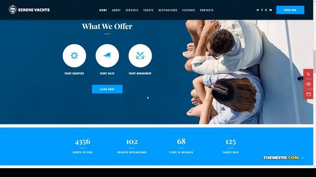 Sirene Yacht Charter Services and Boat Rental WordPress Theme booking sales Kato смотреть онлайн
