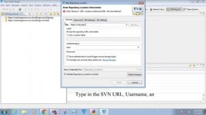 Cleo Clarify: Creating A New Repository location (SVN)