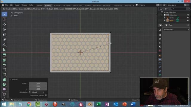 Blender 2.8: Modeling a SciFi Hexagonal Grid Panel смотреть онлайн