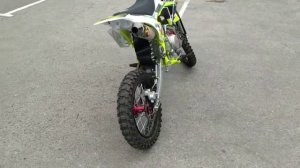 Питбайк Motoland MX125 KKE, 17"/14" белый/зеленый/черный