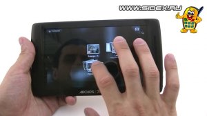 Sidex.ru: Видеообзор Android - планшета Archos 70 Internet T