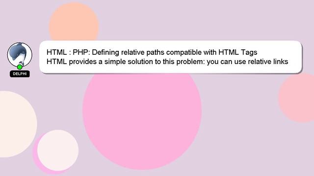HTML : PHP: Defining relative paths compatible with HTML Tags