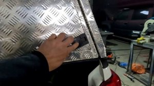 обзор алюминиевый кунг на пикап L200