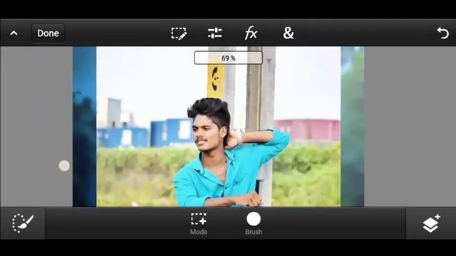 Manuplation|Background Change in pscc2019|ps touch|Telugu|Photoshop mobile|By Srinu Mass Creativity