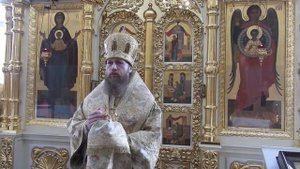 Архиерейское богослужение в храме Архистратига Божия Михаила в Летово