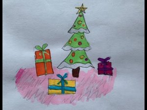 Рисуем ЁЛОЧКУ очень просто !