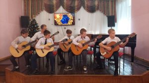 Русская народная песня "Я на горку шла"-ансамбль гитар