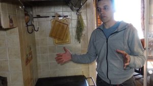 130 - летняя печь. Финская печь в карельской деревне Куркиёки.