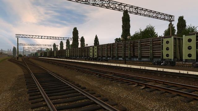 ст.Беризовка на маршруте Одесса - Колосовка в trainz смотреть онлайн