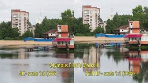 Olympus E-M10 Mark III - video 4K vs Full HD vs E-M5 II