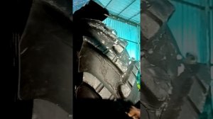 МТЗ-80 нарезка протектора заднего колеса.