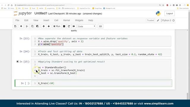 Machine Learning With Scikit-Learn | Scikit-Learn Tutorial | Python Tutorial | SimpliCode