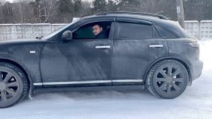 Работа полного привода Infiniti fx35