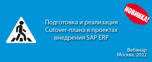 Подготовка и реализация Cutover-плана в проектах внедрения ERP-систем на примере SAP – демо вебинара