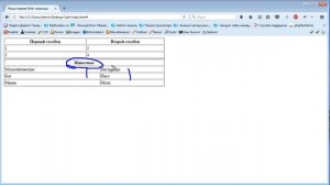 Как создать таблицы HTML
