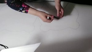 Шапочка Тучка из поролона своими руками