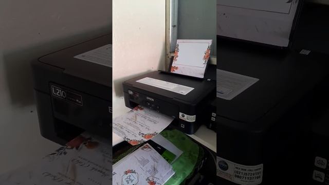 Begini proses cetak undangan blanko pakai printer Epson L210