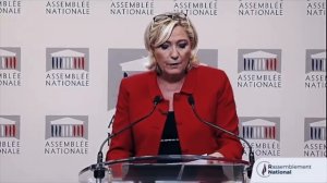 MARINE LE PEN - Réagit à la racaillisation du pays - (Assemblée Nationale, 26