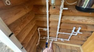 Водоснабжение загородного дома от скважины через адаптер.