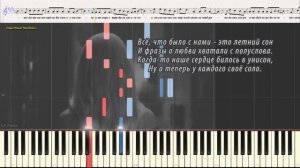 Americano - LOBODA (Ноты и Видеоурок для фортепиано) (piano cover)