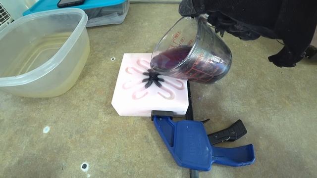 The Marling Baits OCTOPUS Bait Came To Florida! Pouring An Octopus Soft Plastic Lure смотреть онлайн