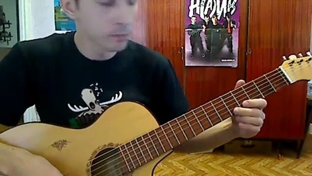 Как играть кузнечика на гитаре - видео, ноты песни смотреть онлайн