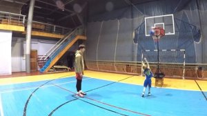 №148 - Персональная тренировка по баскетболу в 5 лет - 12 ноября 2021 года: учим UP and UNDER