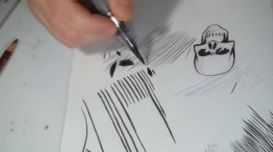 Inking with a brush: strokes and tips