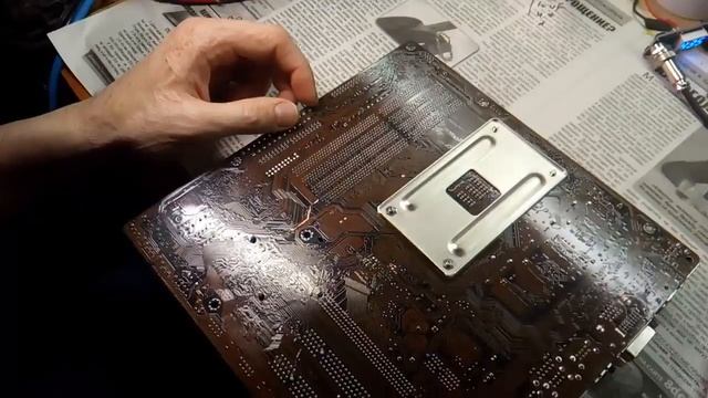 Ремонт: Asus M4A785T-m AM3 банальный прогар дорожки смотреть онлайн