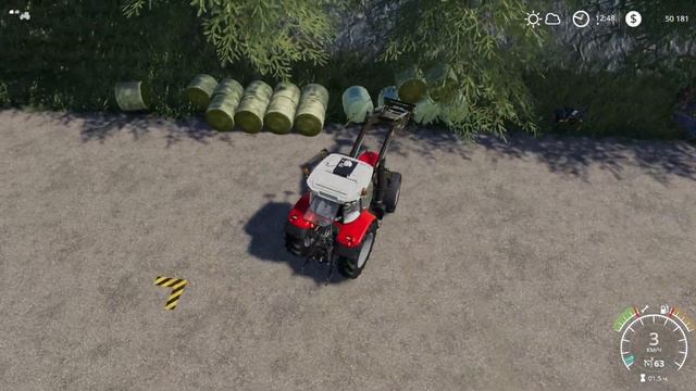 Расширяем коровник и вырубка леса на новом комбайне // Сибирь ч.9 // Farming simulator 19 смотреть онлайн